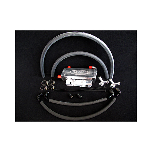 PWR Trans Oil Cooler Kit - Braided Hose Option for Ford Falcon BF-FG 05-14)