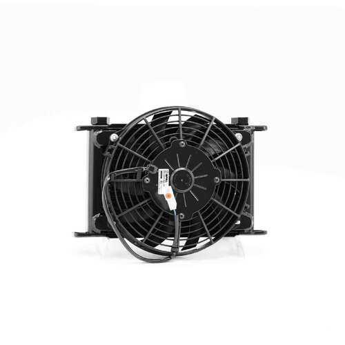 PWR Engine Oil Cooler - Plate and Fin 280 x 189 x 37mm (21 Row) suits 9" SPAL Fan