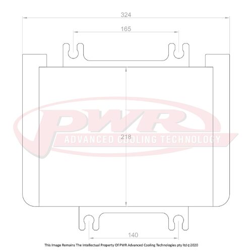 PWR Elite Series Engine Oil Cooler w/ CNC Billet Tanks for Nissan Skyline GTR R35 07-20)