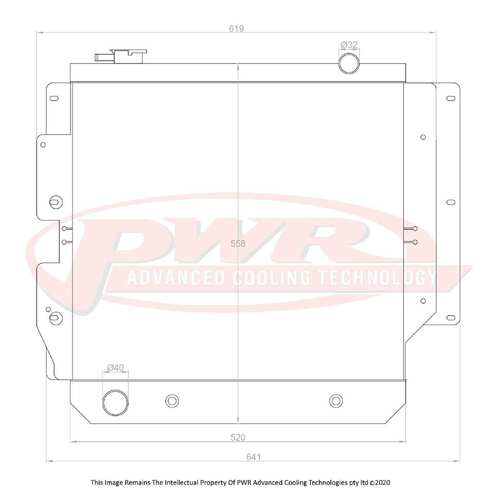PWR 55mm Radiator for Jeep Wrangler TJ PowerTech Auto 97-07)