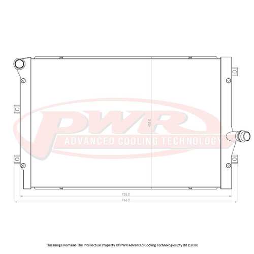 PWR 42mm Radiator for VW Golf MK6 inc R 09-12)
