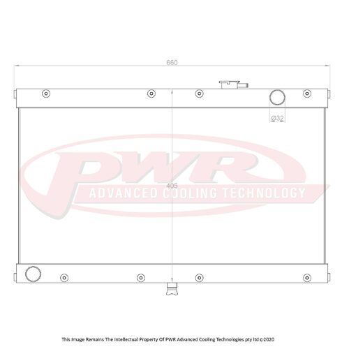 PWR 42mm Radiator for Mazda MX-5 NA 1.6L/1.8L 90-97)