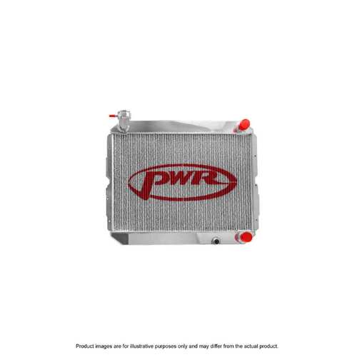 PWR 55mm Downflow Radiator for Toyota Landcruiser HJ 60 Series Auto 84-90)