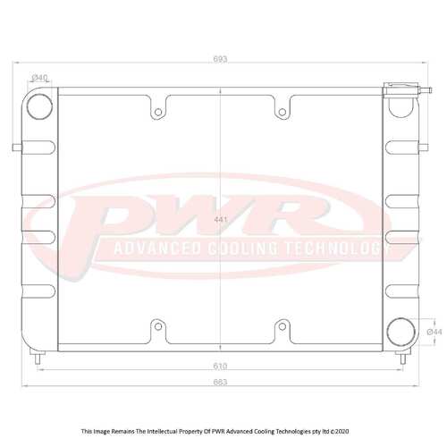 PWR 55mm Radiator for Holden Commodore VP-VS Chev V8 91-00) w/ 16" SPAL Fan Mounts