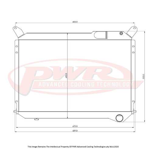 PWR 42mm Radiator for Nissan 300ZX Z31 83-89)
