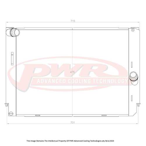 PWR 55mm Elite Series Radiator for BMW M3 E92 V8 07-13)