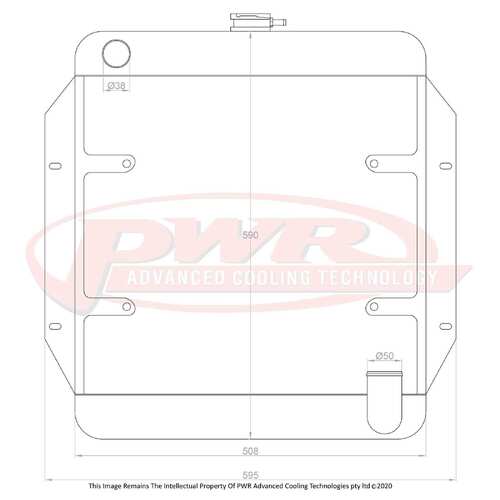 PWR 55mm Radiator for Ford Thunderbird V8 1991) w/ 16" SPAL Fan Mounts