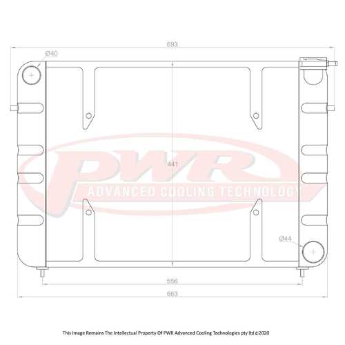 PWR 55mm Radiator for Holden Commodore VL Chev V8 86-88) w/ 16" SPAL Fan Mounts