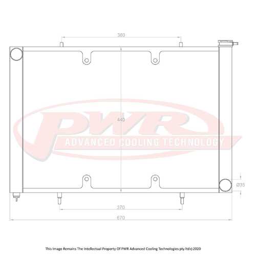 PWR 55mm Crossflow Radiator for Nissan Silvia 180SX S13 SR20/DET 90-94) w/ 16" SPAL Fan Mounts