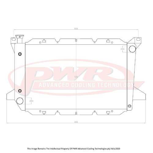 PWR 68mm Radiator for Ford F150 V8 Auto 97-04)