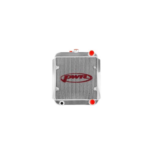 PWR 42mm Radiator for Datsun 1200 CA18 70-76) w/ 12" SPAL Fan Mounts