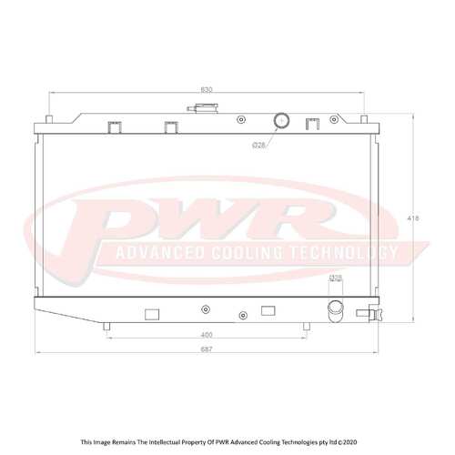 PWR 42mm Radiator for Honda CR-X EF B16A 88-91)