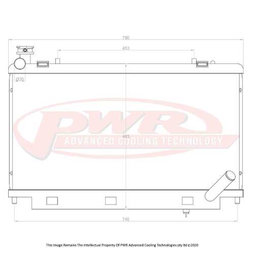 PWR 68mm Radiator for Holden Commodore VE SS V8 06-13)