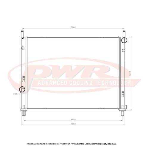 PWR 55mm Elite Series Radiator for Ford Mustang GT V8 15-19)