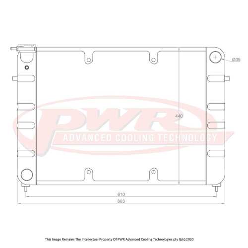 PWR 55mm Radiator for Holden Commodore VP-VS LS1 Auto 91-00) w/ 16" SPAL Fan Mounts