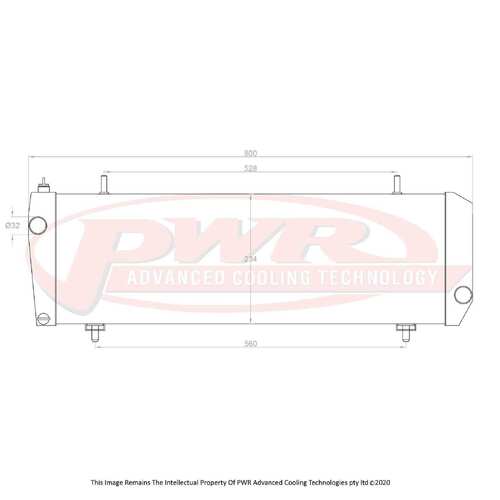 PWR 42mm Radiator for Lotus Elan M100 91-95)