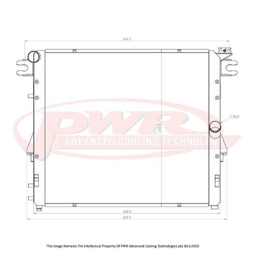 PWR 32mm Radiator for Jeep Wrangler JK 3.6L 07-18)