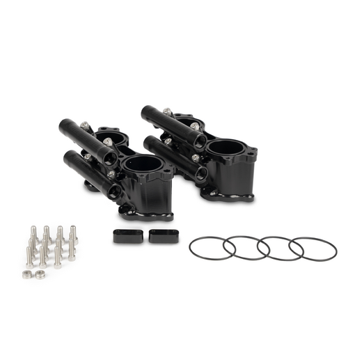 process west Dual Fuel Rail Billet Tumbler Delete Kit - Subaru 01-07 WRX/STI & 08-21 STI - Black