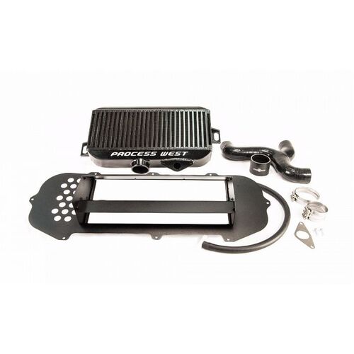 Top Mount Intercooler (suits Subaru 03-05 GD STI) - Black PWTMIC05B