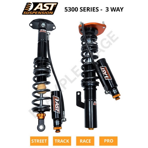 AST 5300 Series 3 Way Adjustable Coilovers suit Subaru GH8 08-14  WRX 5 x 100