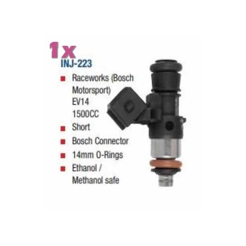 Raceworks (Bosch Motorsport) EV14 1500CC Short FUEL INJECTOR