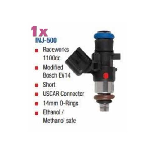 Raceworks 1100cc Modified Bosch EV14 Short FUEL INJECTOR