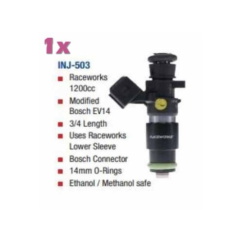 Raceworks 1200cc Modified Bosch EV14 3/4 Length FUEL INJECTOR