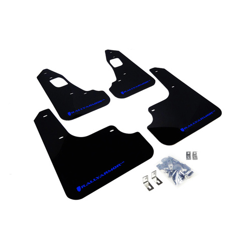 Rally Armor for EVO X UR Mud flap Blue logo 08-17 