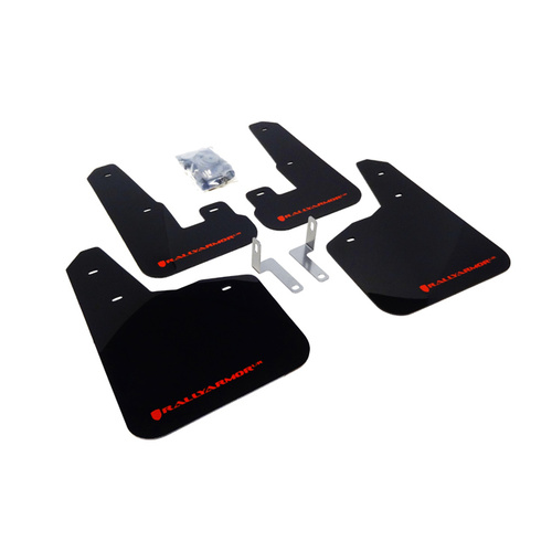 Rally Armor for Legacy UR Mud flap Red logo 10-14 