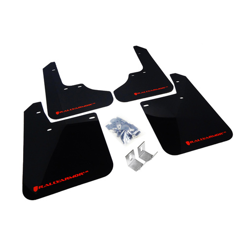 Rally Armor for Impreza UR Rally Mud flap Red Logo 93-01 