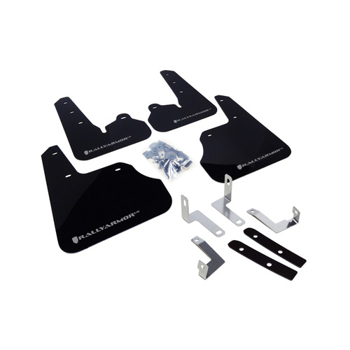 Rally Armor for Impreza 4D/5D Mud flap Silver logo 2012-2016 