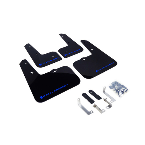 Rally Armor for Veloster Mud flap Blue logo 2012-18 