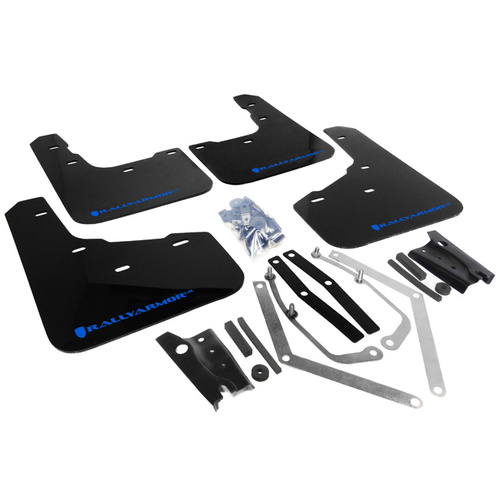 Rally Armor for Ford Fiesta ST Mud Flaps Blue Logo 2013-19 