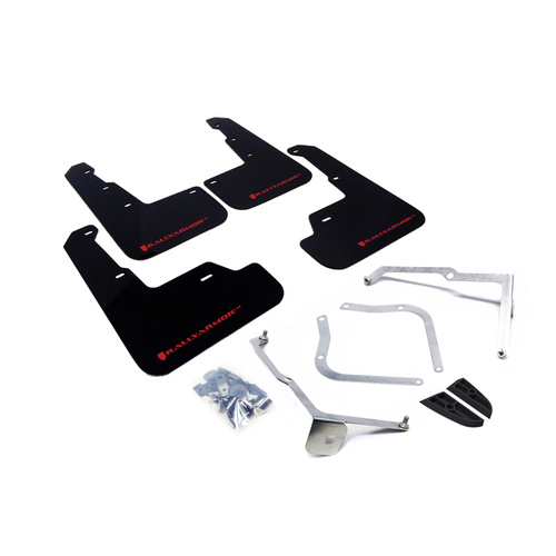 Rally Armor for Subaru WRX & STI Sedan Mud Flap Red Logo 2015-19 