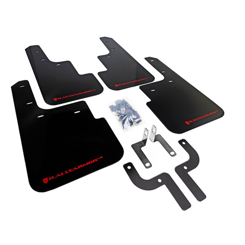 Rally Armor for Mitsubishi Outlander Sport/RVR/ASX Mud Flaps Red Logo 2010-18 