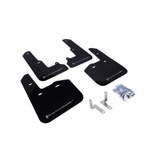 Rally Armor for Legacy UR Mud flap Silver logo 2015-19 
