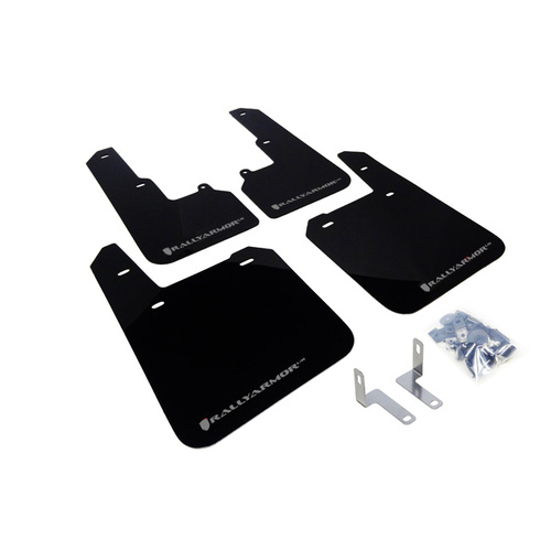 Rally Armor for Outback UR Mud flap Silver logo 2015-19 