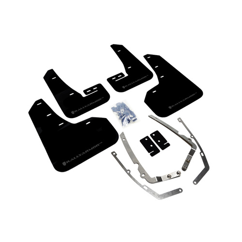 Rally Armor for MKVII VW Golf/GTI/TSI/AT/SW Mud Flaps Grey Logo 2015+
