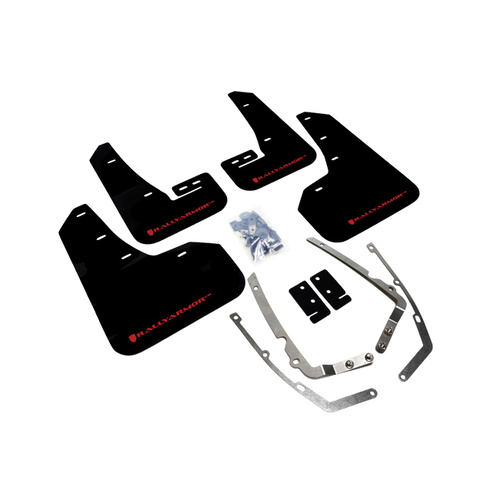 Rally Armor for MKVII VW Golf/GTI/TSI/AT/SW Mud Flaps Red Logo 2015+