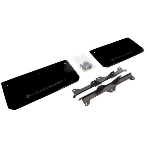 Rally Armor for Polaris Slingshot Front Mud Flaps Grey Logo 2015-16 