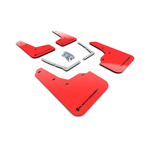 Rally Armor for Honda Civic Si Red UR Mud Flap BLK Logo 2016-19 
