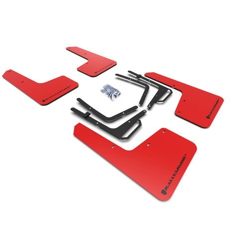 Rally Armor for Ford Raptor Red UR Mud Flap BLK Logo 2017-19 