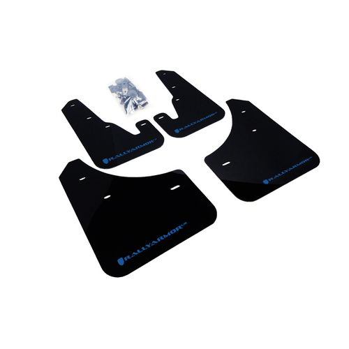 Rally Armor for Mazda3/Spd3 Mud flap Blue logo 04-09 