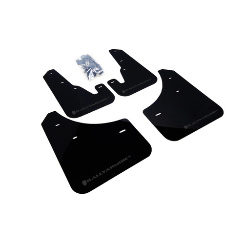 Rally Armor for Mazda3/Spd3 Mud flap Grey logo 04-09 