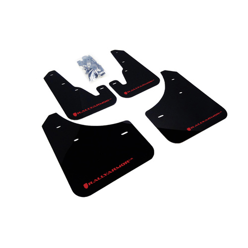 Rally Armor for Mazda3/Spd3 Mud Flap Red logo 04-09 