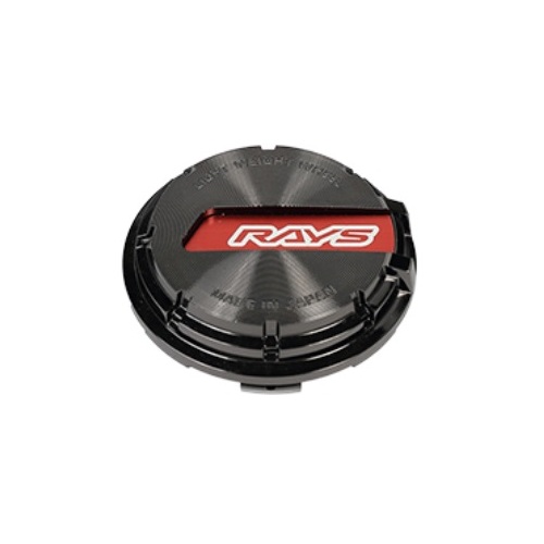 RAYS No.65 GL CAP BK-Chrome/RD (one cap only)