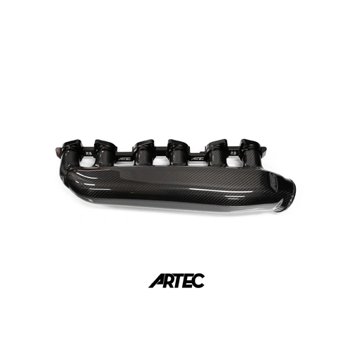 ARTEC Performance Nissan RB26 Dry Carbon Air Intake Manifold 3K Carbon Weave Gloss RB26-IM-3K-GLSS