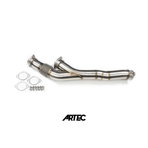 ARTEC Performance Nissan RB26 Twin 3.5" Stock Frame Front Pipe RB26-TWIN-FRONT