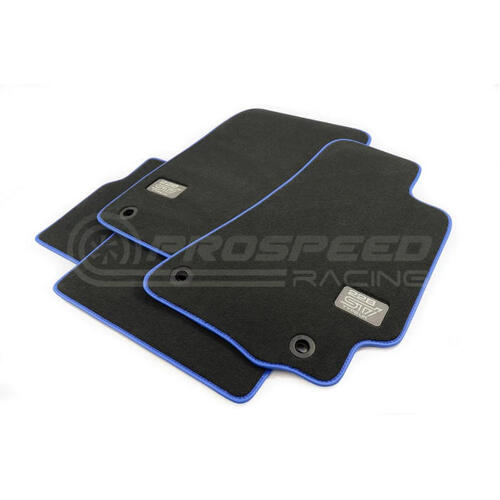 RCM 22B "Type UK" Luxury Car Floor Mat Set Front/Rear for Subaru WRX/STI 96-00 (2-Door)