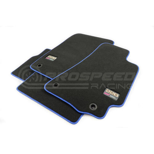 RCM 22B JDM Luxury Car Floor Mat Set Front/Rear for Subaru WRX/STI 94-00 (2-Door)